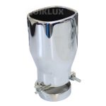 سراگزوز خودرو اسپرت مدل 207 طرح ترک کروم سر مربعی صاف