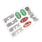 برچسب های فابریکی پراید صبا 9 تیکه