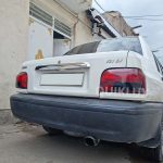 قاب طرح استیل دستگیره صندوق پراید