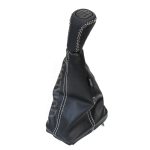 ست 6 تیکه سردنده با دور فرمان چرمی - مشکی نخ سفید