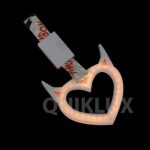 آویز سوریکاوا چراغ دار رنگ سفید قرمز