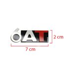 آرم پلکسی بغل گلگیر 6AT – نقره ای قرمز