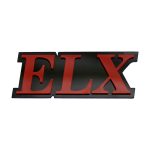 آرم پلکسی ELX رنگ قرمز