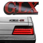 آرم پلکسی نوشته GLX - قرمز