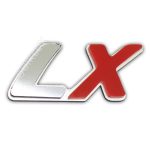 آرم پلکسی LX بغل گلگیر – کروم قرمز