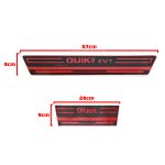 برچسب پارکابی طرح چرمی QUIK_R CVT قرمز