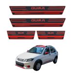 برچسب پارکابی طرح کربن قرمز QUIK R