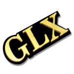 ارم پلکسی نوشته GLX (طلایی)