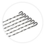 سیخ جیگر استیل بسته 6 عددی(کمپینگ) دسته پیچی