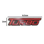 آرم پلکسی TURBO کوچیک- مشکی قرمز