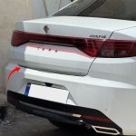 نوار کرومی زه لبه صندوق پایینی خودروی تارا