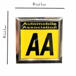 آرم فلزي روي جلو پنجره طرح AA - تصویر 2